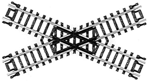 Atlas 2568 N-Scale Code-80 60 Degree Crossing Snap-Track Nickel Silver