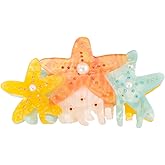 Tihebax Starfish Hair Clip for Women Girls Thick Hair, Large Sea Starfish Clips with Pearls and Rhinestones for Beach Hair Accessories