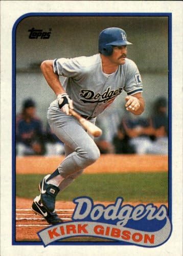 Amazon 1989 Topps Baseball Card 340 Kirk Gibson Collectibles 