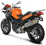 Akrapovic Street Legal Series Slip-On - Titanium Tailpipe - Oval D Titanium Muffler - Carbon End Cap S-B8SO2-HBLT