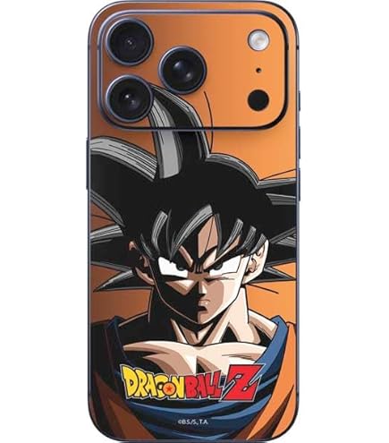 Personalaizer Cover ufficiale compatibile con iPhone 15 Pro con Dragon Ball Z Multipersonaggi Goku Piccolo Krillin Ten Shin Han - Cover in silicone TPU flessibile trasparente