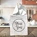 Glue Theory Rustic Farmhouse Tissue Box Cover - Includes The Words Bless You On The Front and Back of Barn Wood Box