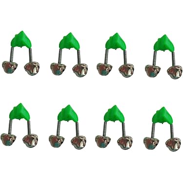 Pack De 20 Campanas De Alarma Para Pesca – De Metal Plateado, Con Clip, Para Detectar Picadas En Cañas De Pescar
