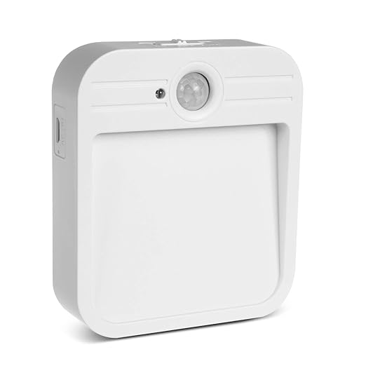 Lámpara portátil Maclean MCE236 de escalera LED con sensor de movimiento y atardecer, imán,