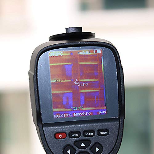 Professionelle Tragbare Infrarot-Wärmebildkamera, 220 x 160 Pixel, 3,2-Zoll-Infrarotanzeige, mit 3G-Speicherkarte – Bild 7