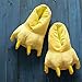 MizHome Unisex Soft Paw Claw Home Slippers Animal Costume Shoes Yellow L