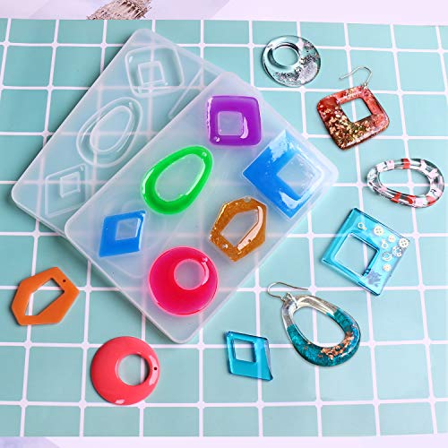 2 LETS+RESIN+Earring+Silicone+Including