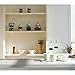 Homder Jars Labels- 120 Chalkboard Stickers- Canisters Labels+ 1 Erasable White Chalk Markers