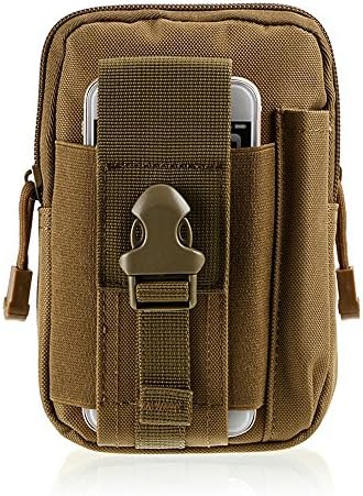 Universal Multipurpose Tactical Cover Smartphone Tan Holster EDC Security Pack Carry Case Pouch Belt Waist Bag Gadget Money Pocket for iPhone 6s Samsung Galaxy S7 Note5 LG G5 iPhone 7