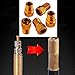 HCDjgh ღ Bike Accessories for Men ღ, 5pc Bicycle Aluminum Alloy French Conversion Nozzle Adapter Valve Road Racing Inner Tubethumb 1