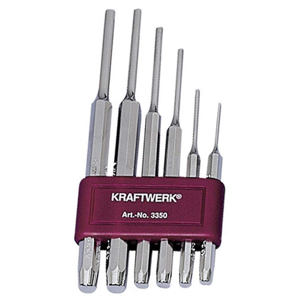 Kraftwerk Pin Punch with Tool Tray, Set of 6
