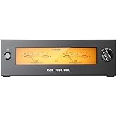 FIIO Warmer R2R Desktop Tube Buffer &amp; R2R DAC/Amp &ndash; Fully Differential 24-Bit R2R Resistor Ladder, Dual VU Meters, 46W Linear Power Supply, USB/Optical/Coaxial Inputs, RCA/XLR Output (Black)