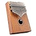 Calumet 17 Key African Kalimba Thumb Piano in White with Tuning Hammer