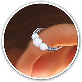 Silver Helix Rings One Color Opals