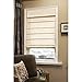Chicology Standard Cord Lift Roman Shade, Cotton - 100% Cotton, Privacy - Sahara Sandstone, 27