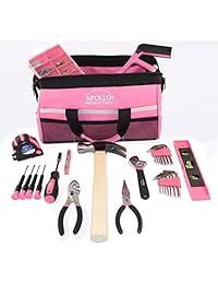 Juego de herramientas para el hogar Apollo Tools de 201 piezas en una bolsa de herramientas de lados blandos