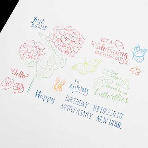 Susada Clear Stamp Transparent Silicone Rubber Sheet Cling for Scrapbooking DIY - Thumbnail 2
