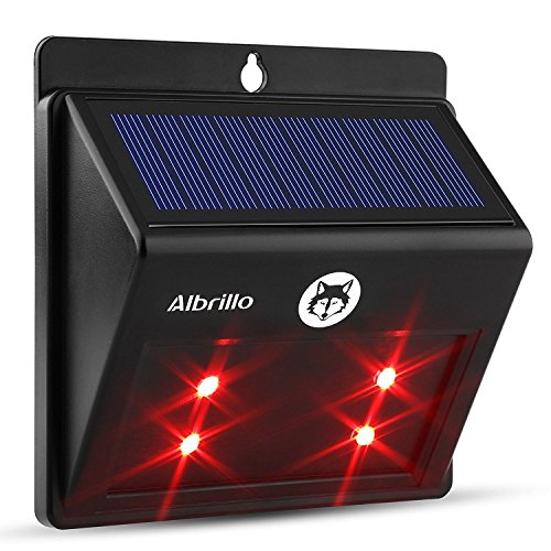 Albrillo Solar Predator Deterrent LED Light Outdoor Sensor Lamp Albrillo Solar Predator Deterrent LED Light Outdoor Sensor Lamp