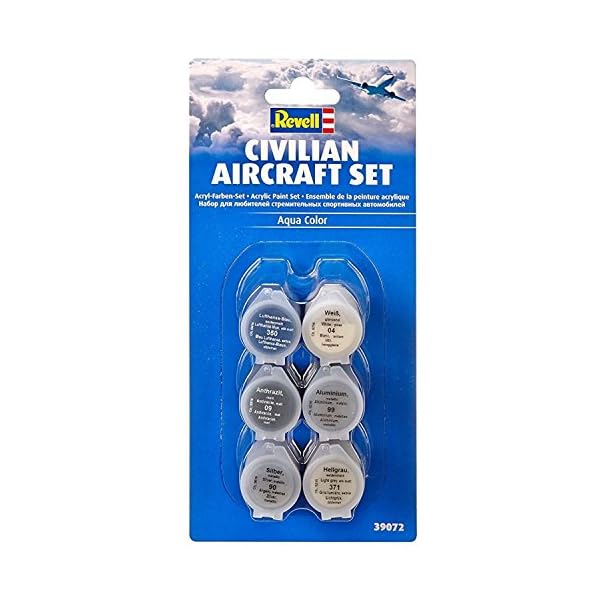Revell 39072 Modellbau Farben-Set Zivilflugzeuge