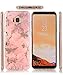 Spevert Galaxy S8 Plus Case, Marble Pattern Hybrid Hard Back Soft TPU Raised Edge Ultra-Thin Shock Absorption Slim Protective Cover Case for Samsung Galaxy S8 Plus/S8+ (Rose Gold)