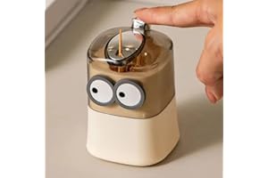 Creative Toothpick Storage Box Automatic Pop-up Toothpick Box for Home Living Room Dining Room Push-type Holder