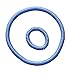 Abilitations Integrations Chewlery Chewable Jewelry, Bracelet and Necklace, Blue (Set of 2)