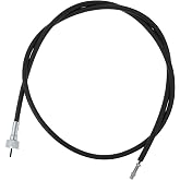 Hihaha 52.36in Speedometer Cable for Volkswagen Beetle Fastback Transporter Vanagon Karmann Ghia Squareback Thing Speedometer Drive Cable Assembly Automotive Speedometer Cable 111957801H