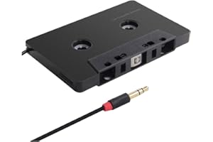 ihreesy Car Cassette Adapter,Universal Car Audio Cassette to Aux Adapter Audio Cassette Player with 3.5mm Jack Stereo Audio Cassette Receiver