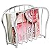 mDesign Decorative Metal Wire Magazine Holder, Organizer - Standing Rack for Magazines, Books, Newspapers, Tablets, Laptops in Bathroom, Family Room, Office, Den - Chrome