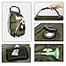 Solar Shower Bag Camp Shower with Removable Hose and On-Off Switchable Shower Head for Camping Beach Swimming Outdoor Traveling Hiking (5 Gallon) (Army Green)