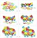 Wooden Animal Puzzle, Misaky Jigsaw Letter Blocks Kid Learing Educational Toy