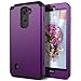 WeLoveCase for LG Stylus 2 Case, Heavy Duty Drop Protection Case Shockproof Silicone Bumper Impact Hard PC 3 in 1 Hybrid Protective Case Cover for LG Stylus 2 / for LG G Stylo 2 (LS775) - Purple
