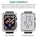 [8 Pack] AnoKe for Apple Watch iWatch 40mm/38mm Screen Protector (Series 4 /Series 3/2/1), [Not Glass] Liquid Skin [Max Coverage] Curved Edge Case Band Friendly Lifetime Replacement Warranty