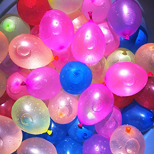 1200 Pack Water Balloons Refill Kits Quick & Easy Latex Water Bomb Balloons for Water Fight Games, Swimming Pool Party Summer Splash Fun