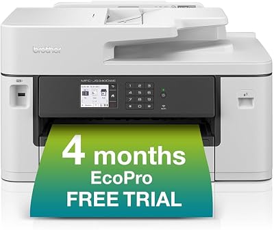 Brother MFC-J5340DWE A3 Inkjet Printer 4in1 Wireless Colour EcoPro Trial