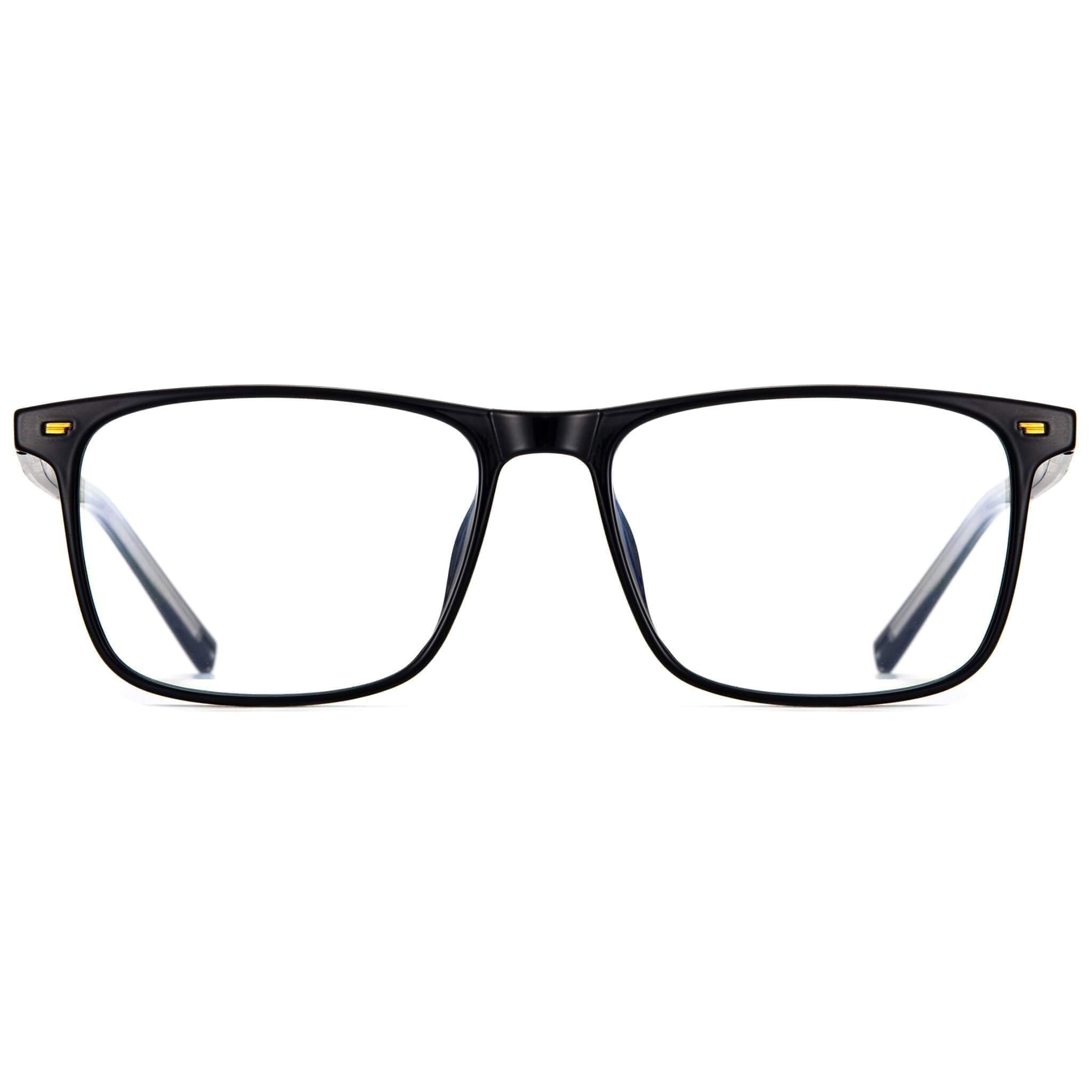 ANRRI Blue Light Blocking Glasses Anti Glare Blue Ray Nerd Eyeglasses Frame Anti Eyestrain Computer Gaming Glasses, Men Women