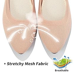 BABUDOG Women's Mesh Flats Shoes Pointed-Toe Dress