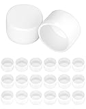 QWORK 1-1/4 Inch PVC Pipe End Cap Fitting, 20 Pcs