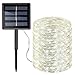 Moreplus 72ft Solar Powered String Lights 8 Modes Copper Wire Lights Indoor/Outdoor Waterproof Decorative String Lights for Patio Garden Wedding Christmas Decor