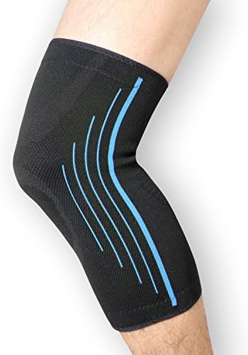 Knee Compression Sleeve Support,Oodvj Used for Joint Pain and Arthritis Relief, Improved Circulation Compression,Support for Runing,Workout,Recovery,Jogging,Hiking(Blue)