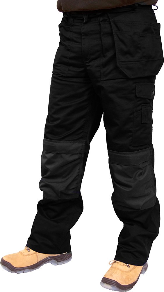 CLICK PREMIUM MULTI PURPOSE TROUSERS BLACK 36 TALL LEG