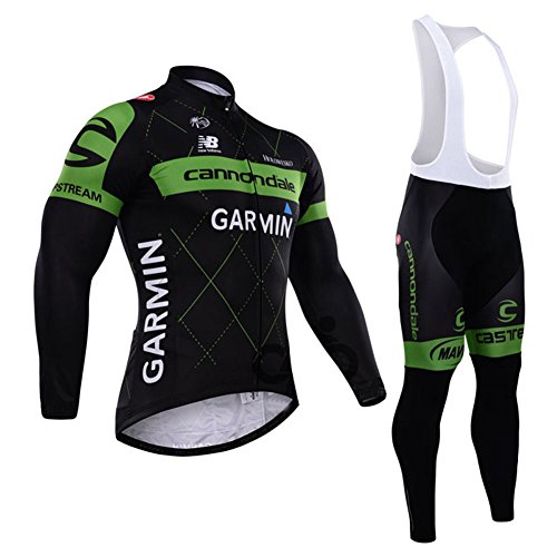 Strgao 2016 Men's Pro Racing Team MTB bike Bicycle Cycling Long Sleeve Jersey and Bib Pants Tights Set Suit