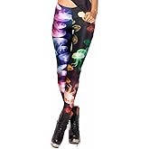 Sister Amy Girl 3D Printed Geometric Figures Ankle Elastic Tights Legging