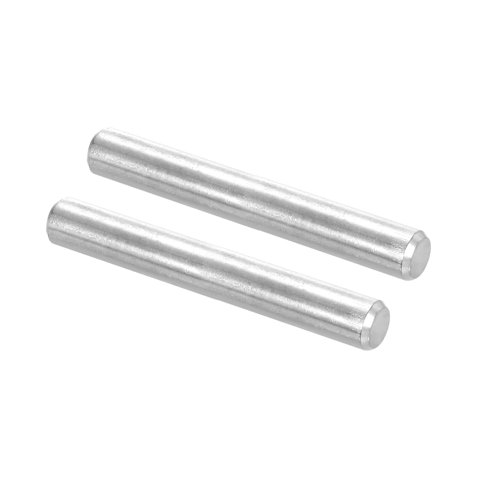 PATIKIL 304 Stainless Steel Dowel Pin 10x90 mm (2/5" Dia), 2 Pcs Hardened Metal Dowel Pins Bunk Bed Pegs Pin Replacement Hardware for Shelf Furniture Assembly DIY