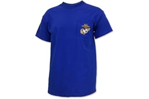 Armed Forces Gear US Marines EGA Logo Pocket T-Shirt