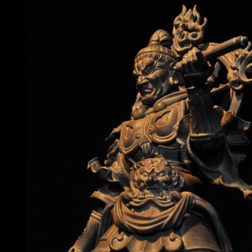 Kaiyodo Takeya Revoltech Action Figure: #002 Komokuten Wooden Version