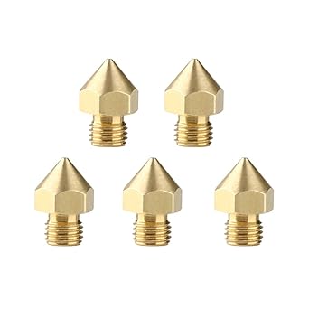 Amazon Com Creality Upgrade 5pcs Hotend Extruder Nozzle 0 4mm For 3d Printer Cr 10s Pro Cr 10s Pro V2 Industrial Scientific