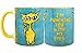 Eye Punch Cat Funny Mug by Pithitude - One Single 11oz.Yellow Coffee Cup