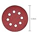 AUSTOR 60 Pieces Sanding Discs 5 inch 8 Holes Sandpaper Discs Hook and Loop 40/60/ 80/120/ 180/240 Grit Sanding Disc Assortment for Random Orbital Sander