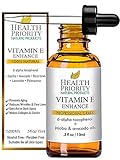 100% All Natural & Organic Vitamin E Oil For Your Face & Skin - 15000 IU - Reduces Wrinkles, Lightens Dark Spots, Heals Stretch Marks & Surgical Scars. Best Treatment for Hair, Nails, Lips, After Mask
